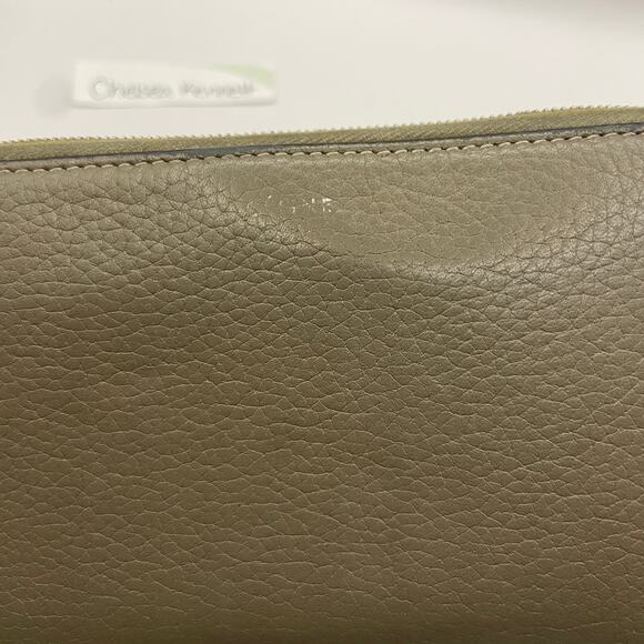 Celine Large Zip Around Wallet Multifuction Grained Calfskin Gray - Picture 2 of 16